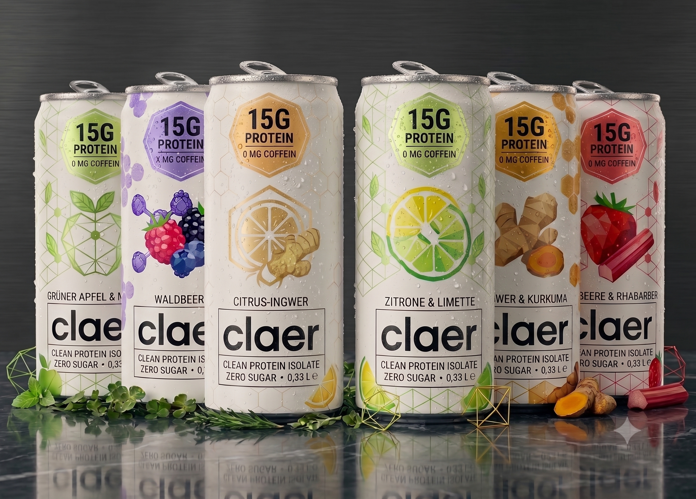 claer Protein Soda – alle Sorten im Überblick